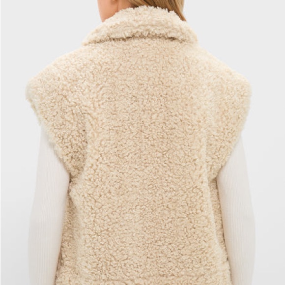 NWT Hyacinth House Oversized Aspen Sherpa Vest XS - Picture 3 of 7